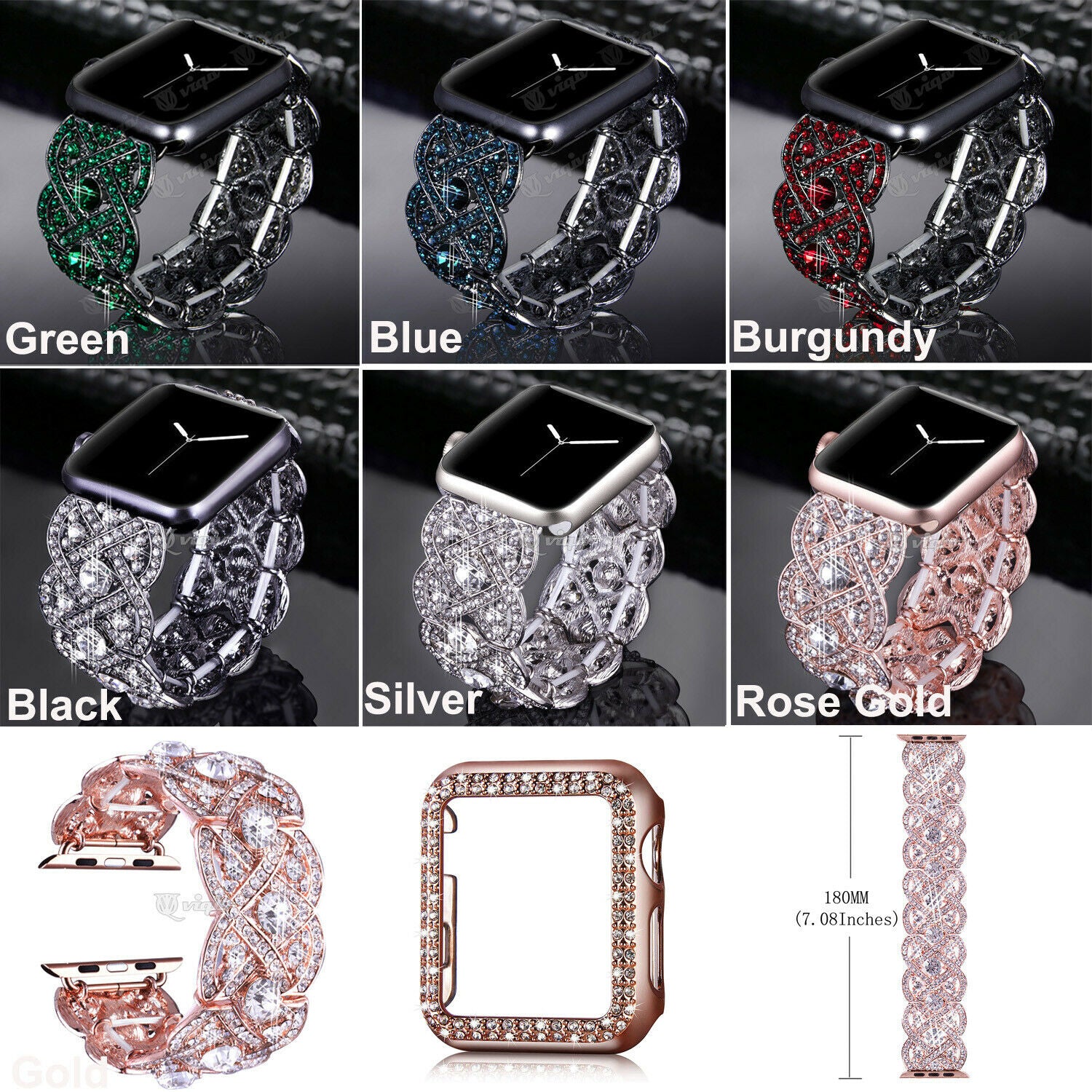 Crystal Rhinestone Luxury Band Apple Watch