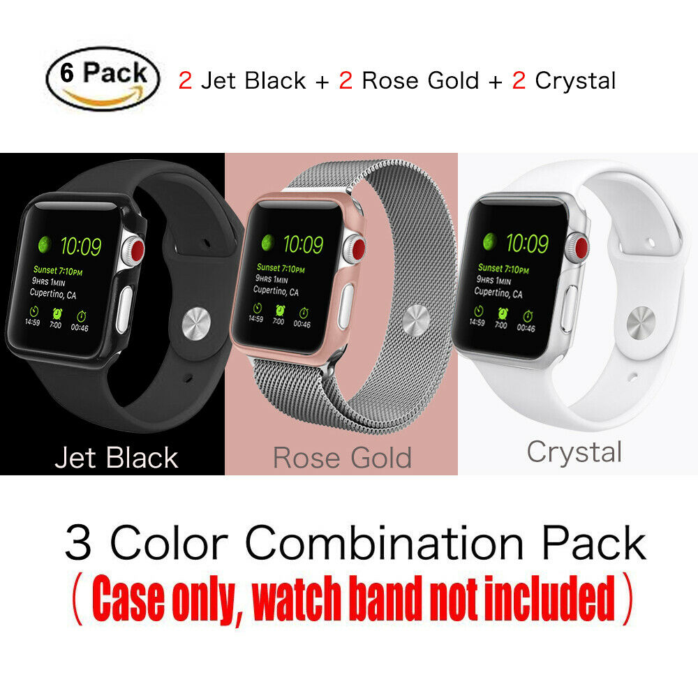 Protective Bumper Cover for Apple Watch - (6 pack)