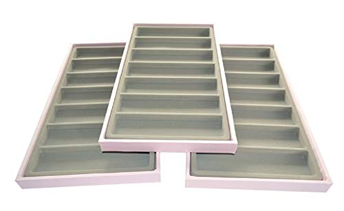 XCHANGEABLES apple watch bands stackable organizer jewelry storage case pink/grey
