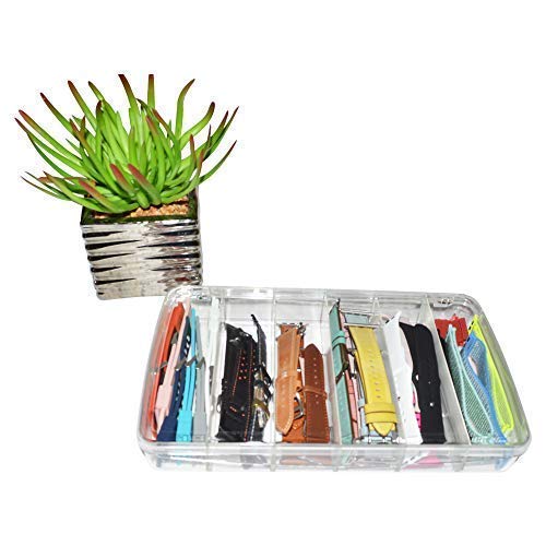 Plastic Case Organizer for Apple Smart Watch Bands, Sunglasses & Accessories Clear Storage Box