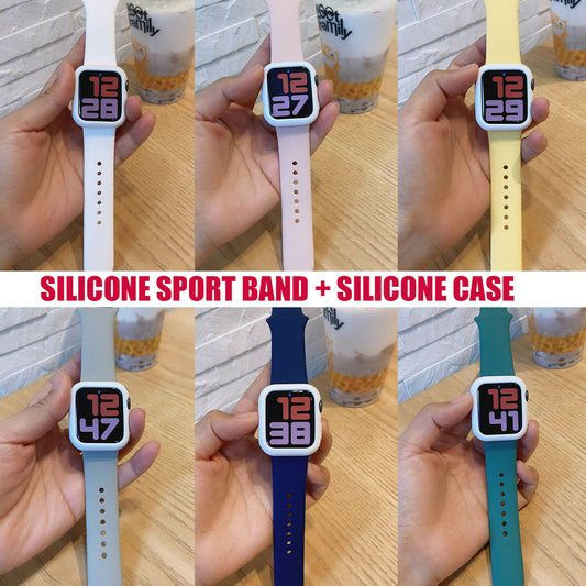 xchangeables Sports Band with Protector Case Apple Watch