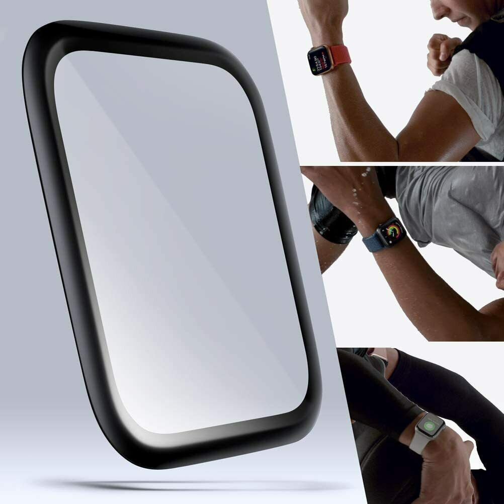 Screen Protector Film Cover for Apple Watch Display, Tempered Glass