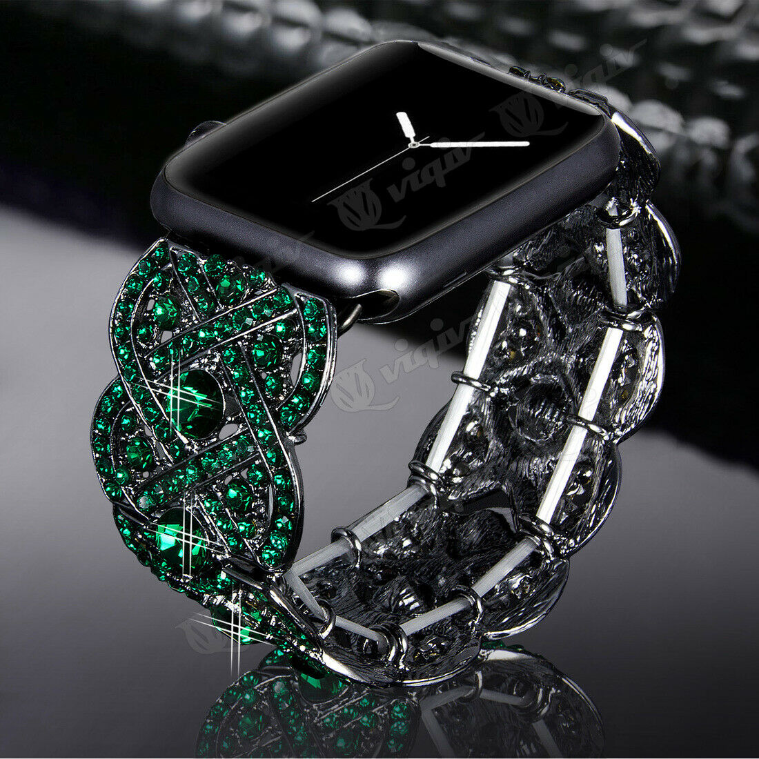 Sparkling Bracelet Band Apple Watch Compatible, Rhinestone Crystal Strap