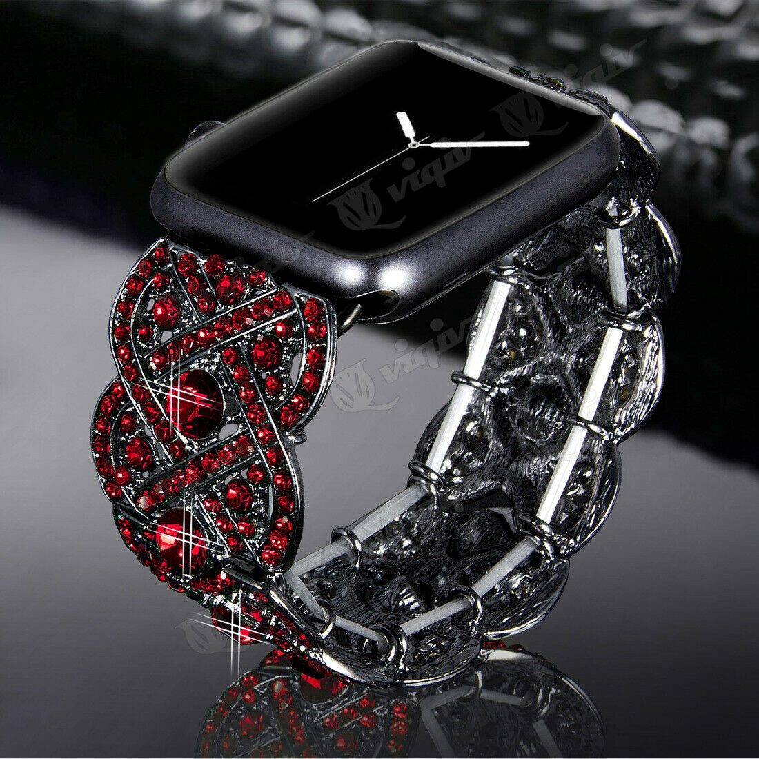Sparkling Bracelet Band Apple Watch Compatible, Rhinestone Crystal Strap