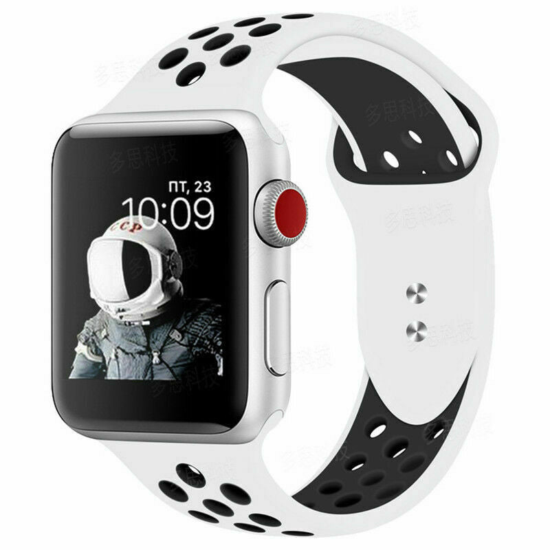 Sport Fresh Bands compatible with Nike+ Apple Watch, Silicon Rubber Strap