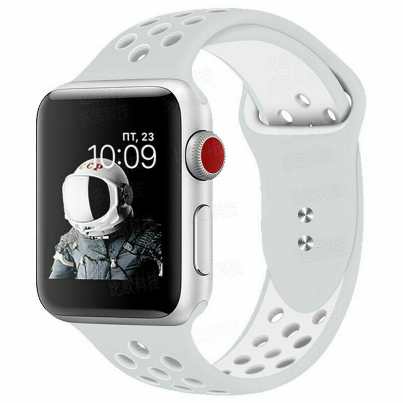 Sport Fresh Bands compatible with Nike+ Apple Watch, Silicon Rubber Strap