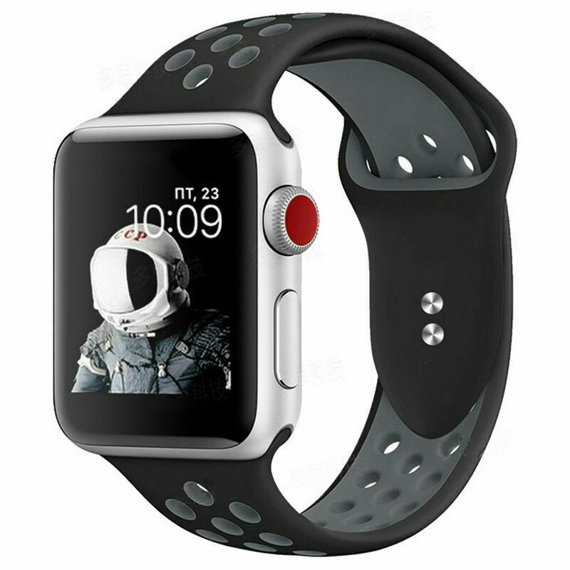 Sport Fresh Bands compatible with Nike+ Apple Watch, Silicon Rubber Strap