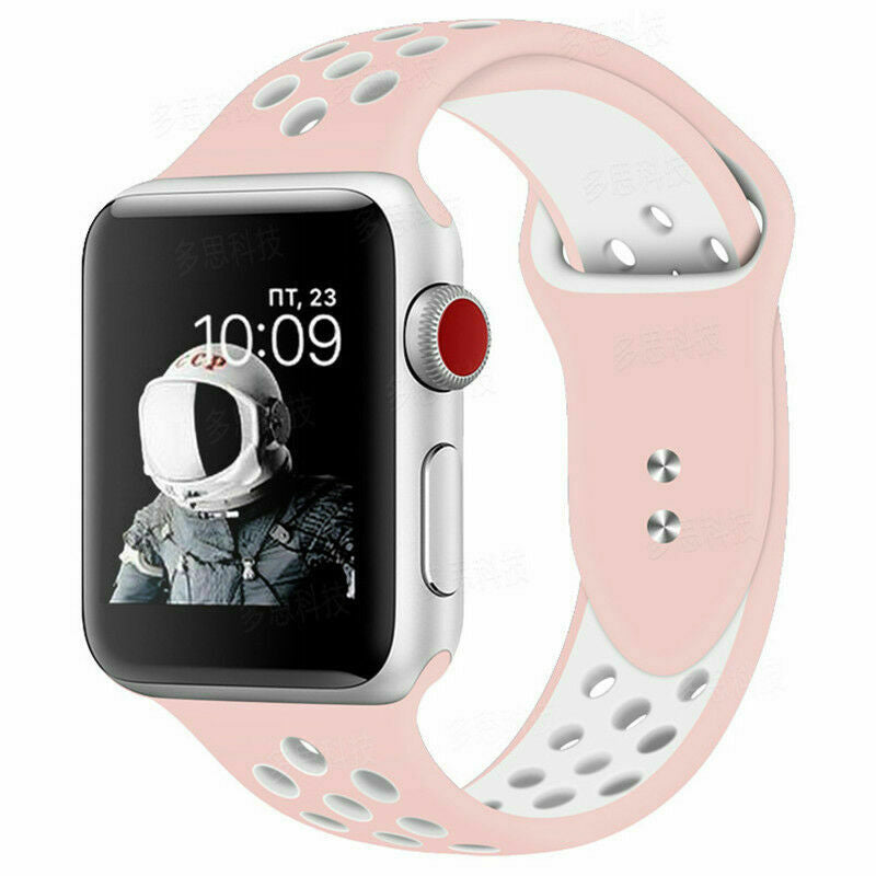 Sport Fresh Bands compatible with Nike+ Apple Watch, Silicon Rubber Strap