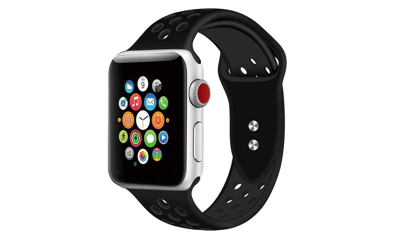 Sport Fresh Bands compatible with Nike+ Apple Watch, Silicon Rubber Strap