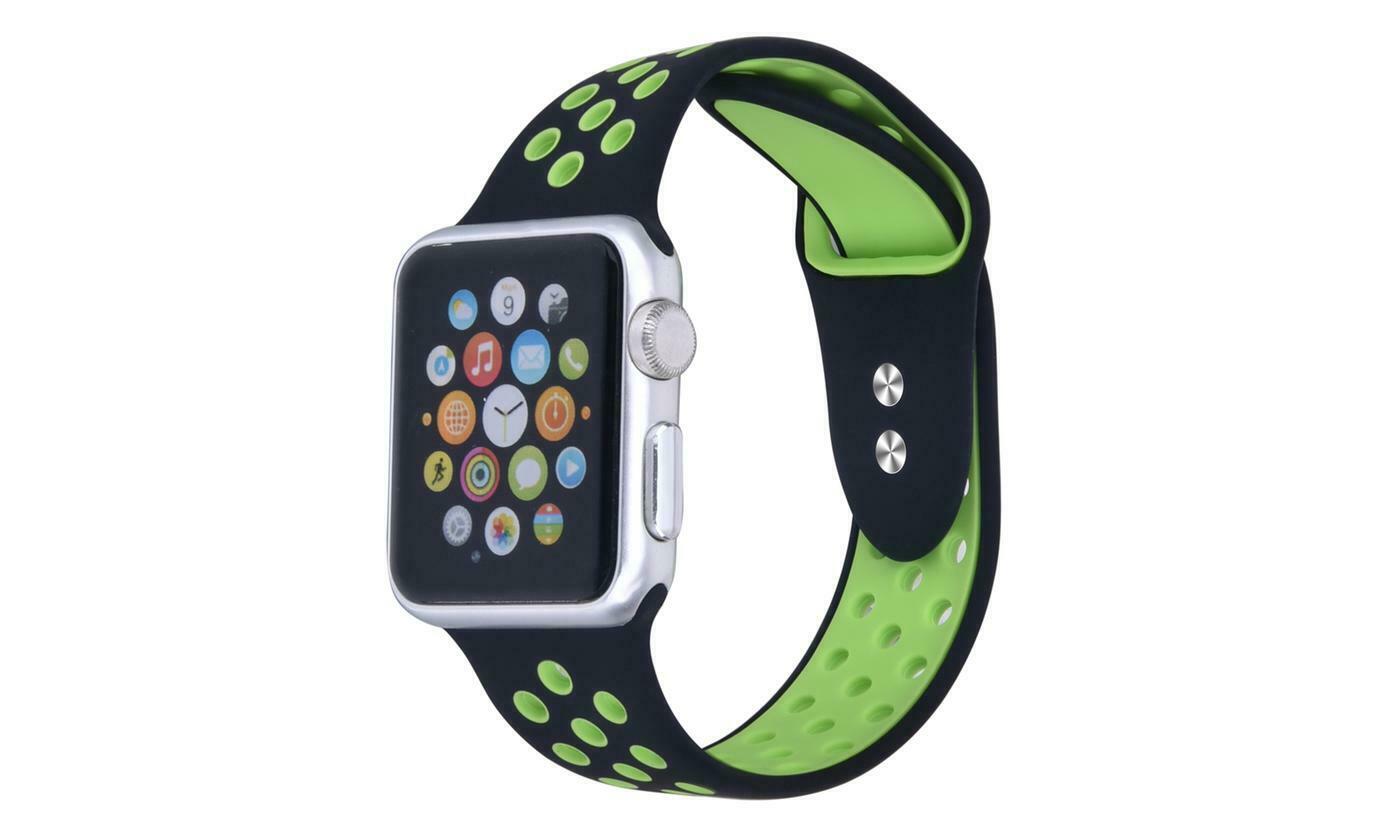 Sport Fresh Bands compatible with Nike+ Apple Watch, Silicon Rubber Strap