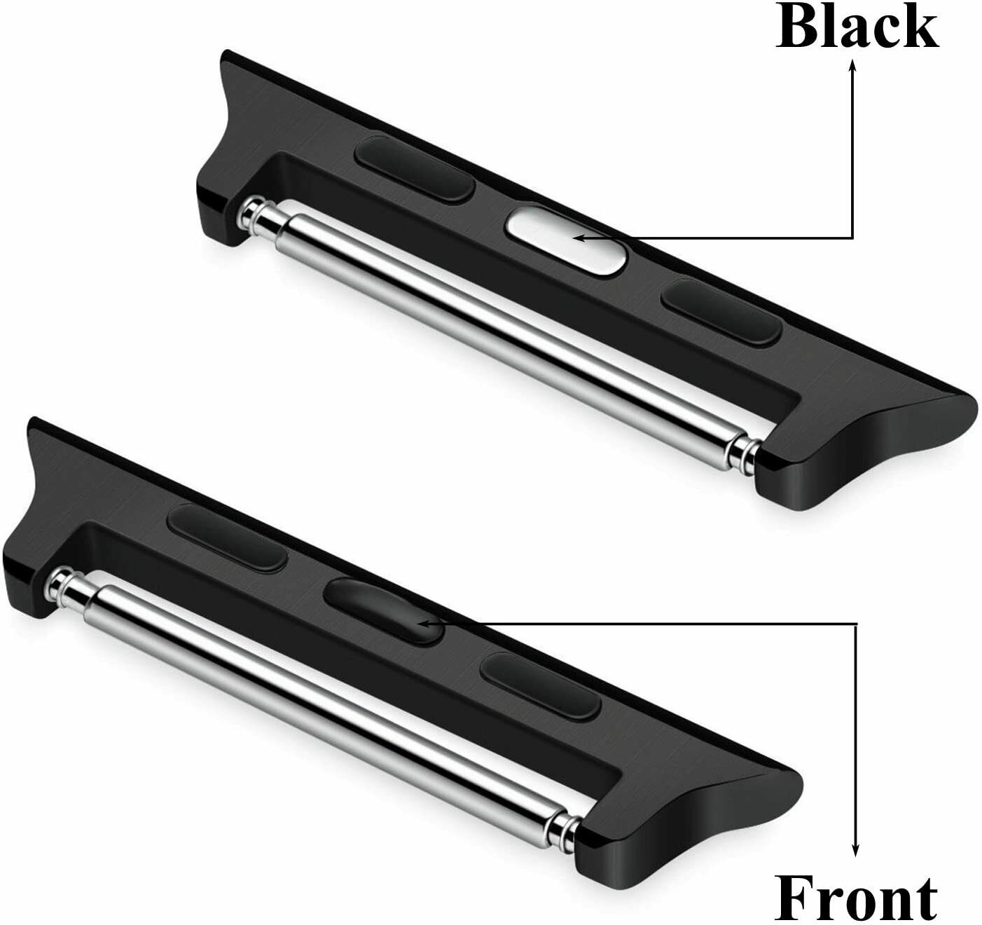 Replacement Band Connectors for Apple Watch Straps - Silver, Rose Gold, Black, Gold
