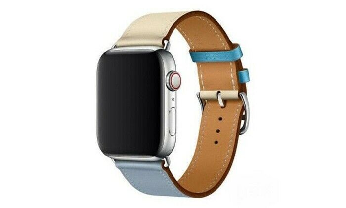 Leather Band compatible with Apple Watch, Luxury Design