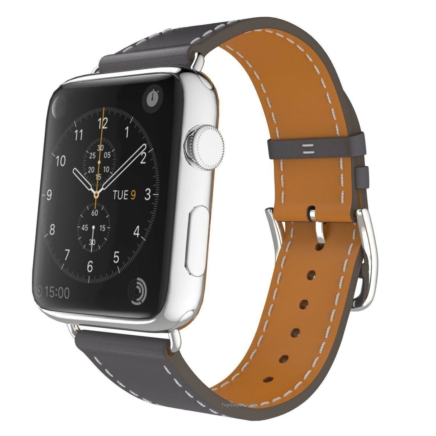 Leather Band compatible with Apple Watch, Luxury Design