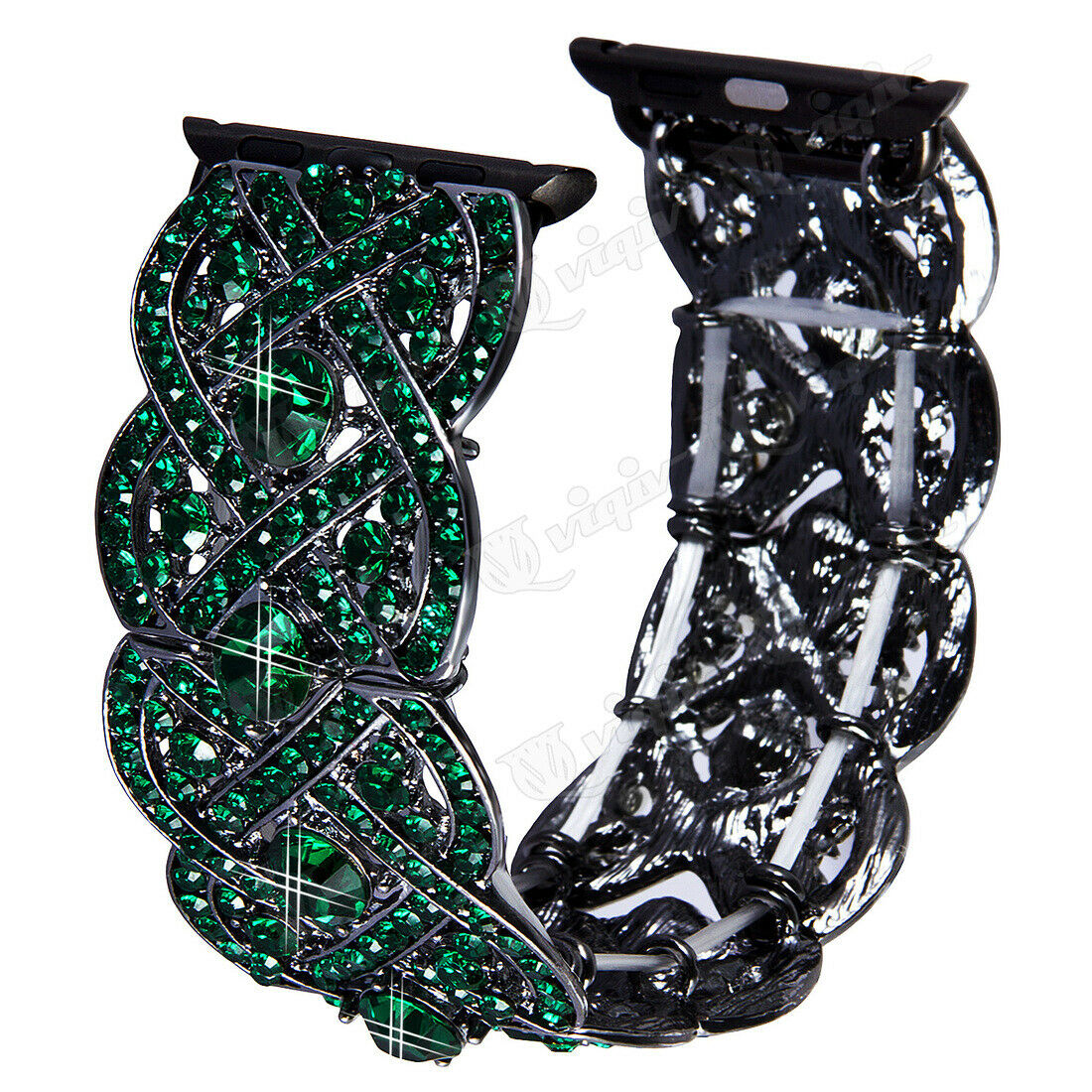 Sparkling Bracelet Band Apple Watch Compatible, Rhinestone Crystal Strap