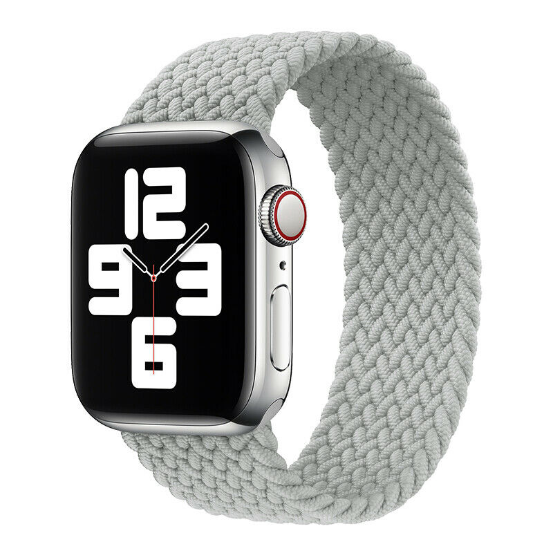 Braided Elastic Loop Bracelet Band Apple Watch Compatible, Nylon Strap