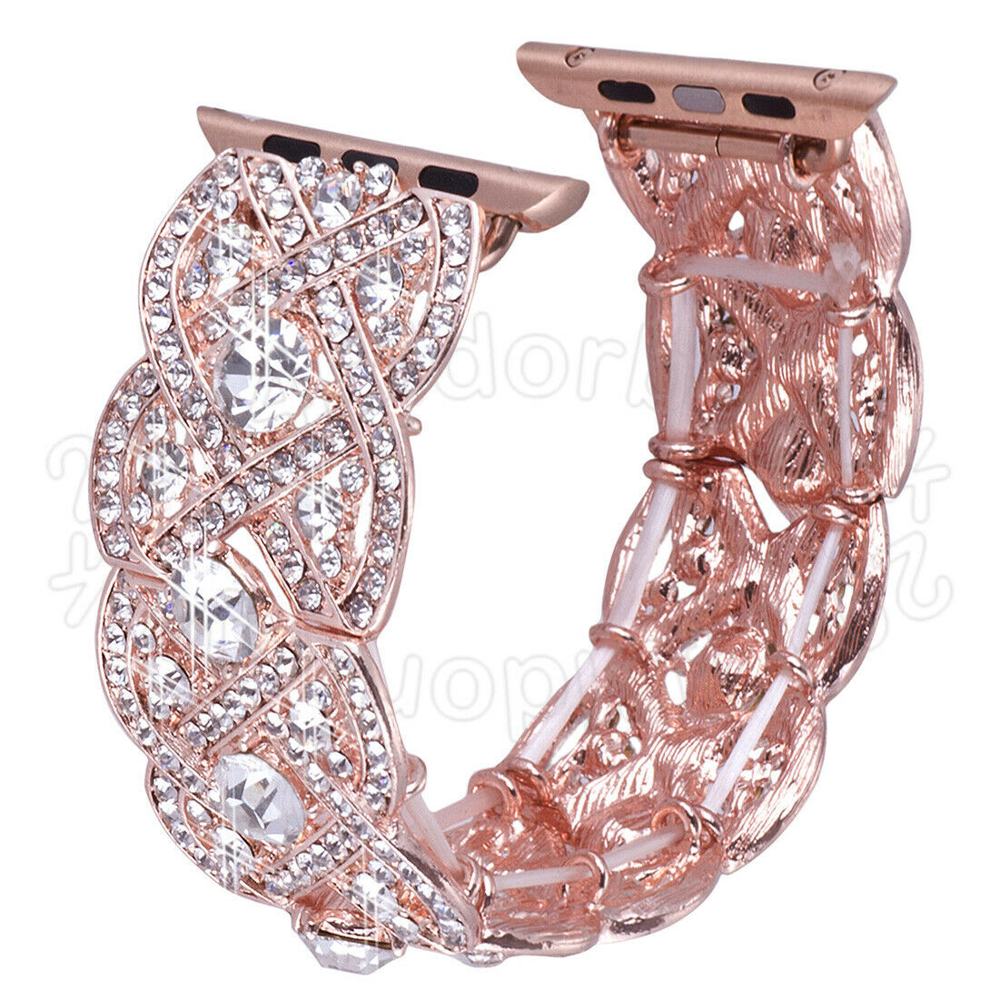 Sparkling Bracelet Band Apple Watch Compatible, Rhinestone Crystal Strap