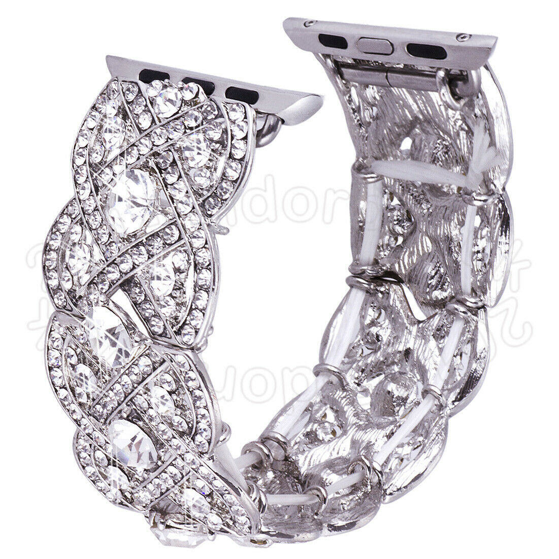 Sparkling Bracelet Band Apple Watch Compatible, Rhinestone Crystal Strap