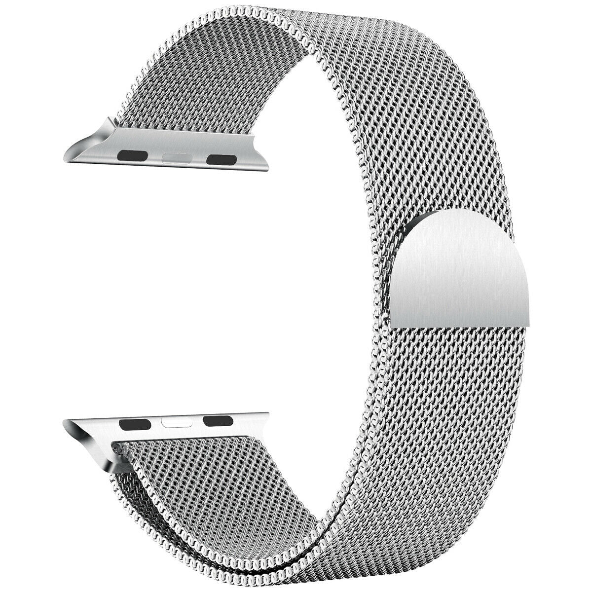 Mesh Bracelet Band Apple Watch Compatible, Magnetic Metal Strap