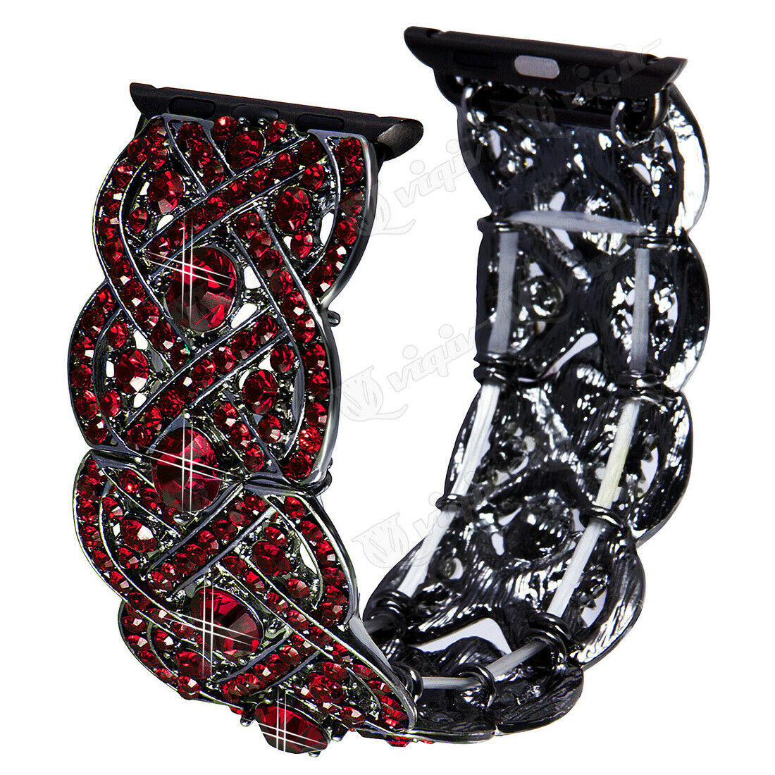 Sparkling Bracelet Band Apple Watch Compatible, Rhinestone Crystal Strap