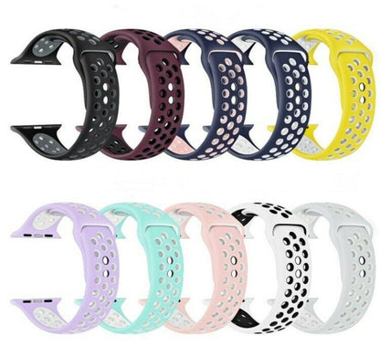 xchangeables Sport Fresh Bands compatible with Nike+ Apple Watch, Silicon Rubber Strap