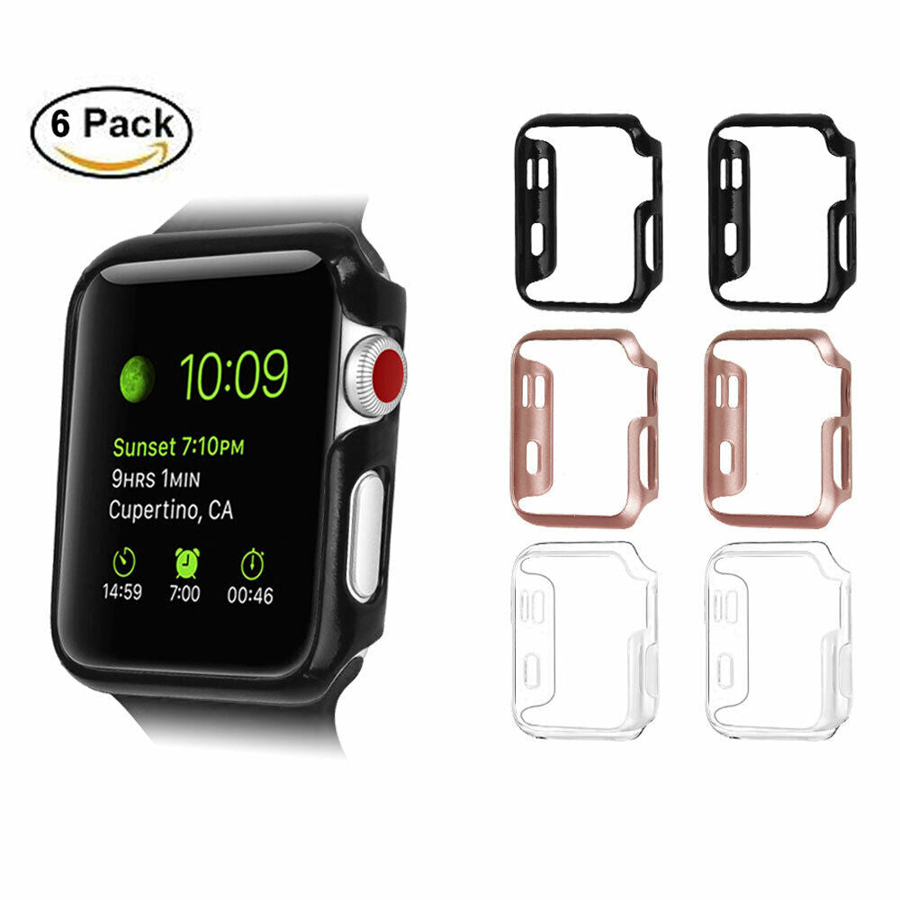 Protective Bumper Cover for Apple Watch - (6 pack)
