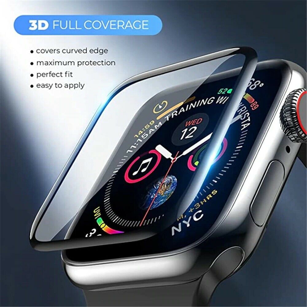 Screen Protector Film Cover for Apple Watch Display Tempered Glass