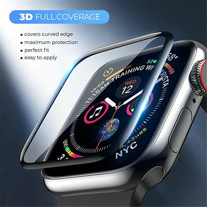 Screen Protector Film Cover for Apple Watch Display Tempered Glass
