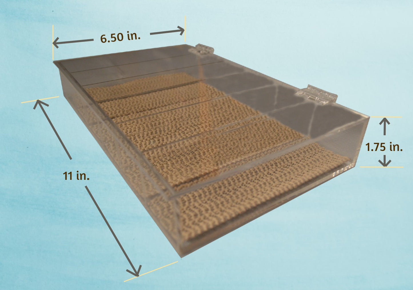 Acrylic Sunglasses Storage Box 6-Compartment