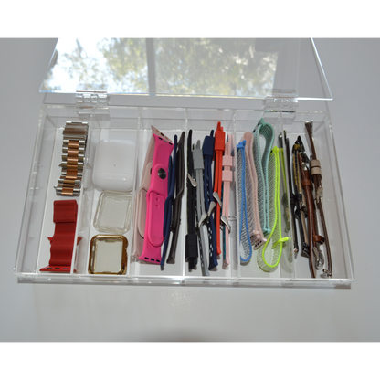 Acrylic Sunglasses Storage Box 6-Compartment