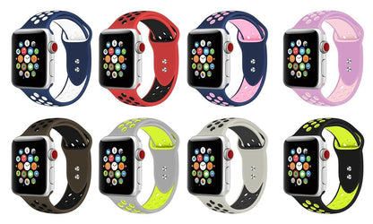 Sport Silicone Compatible with Apple Nike Watch Bands