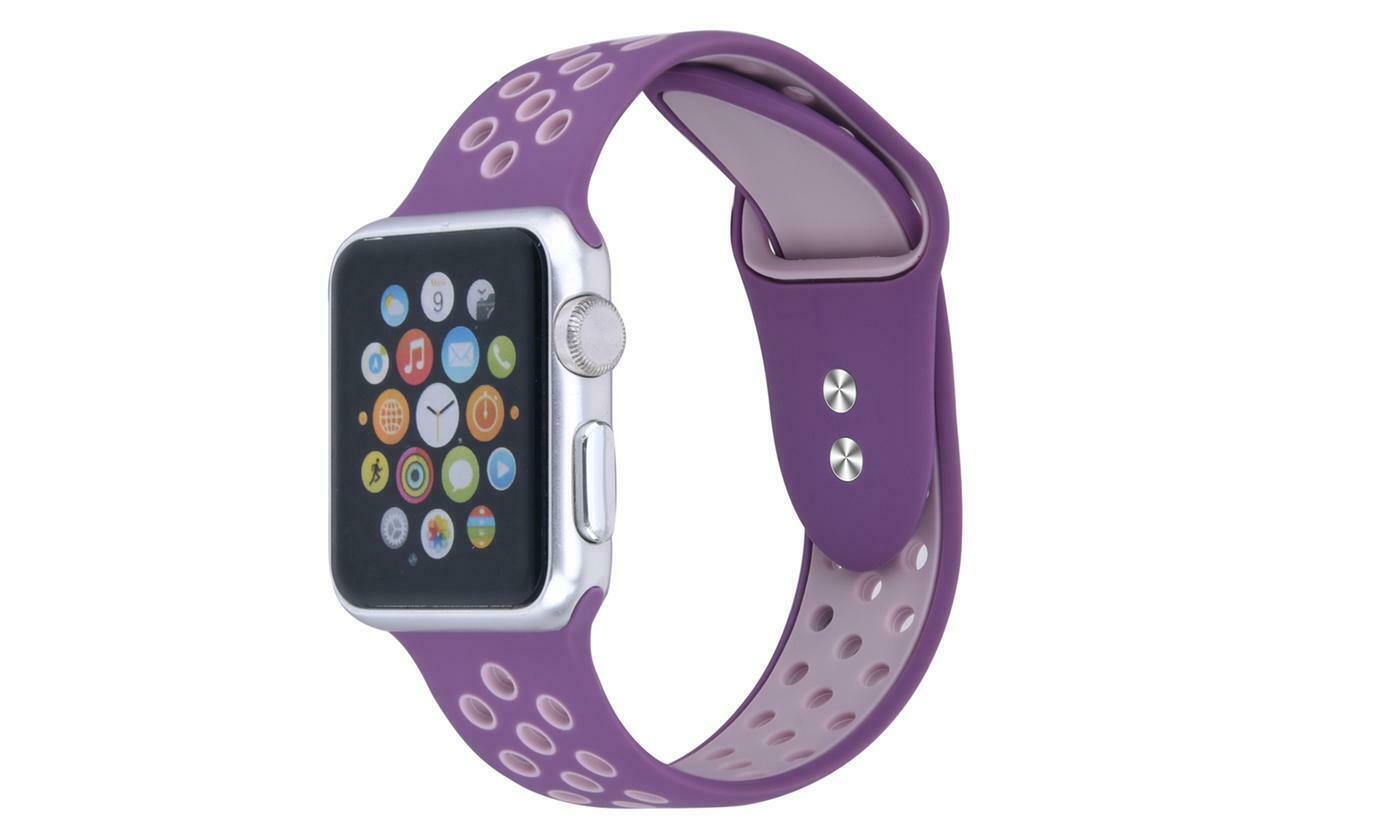 Sport Fresh Bands compatible with Nike+ Apple Watch, Silicon Rubber Strap