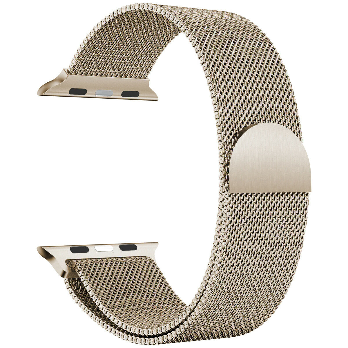 Mesh Bracelet Band Apple Watch Compatible, Magnetic Metal Strap