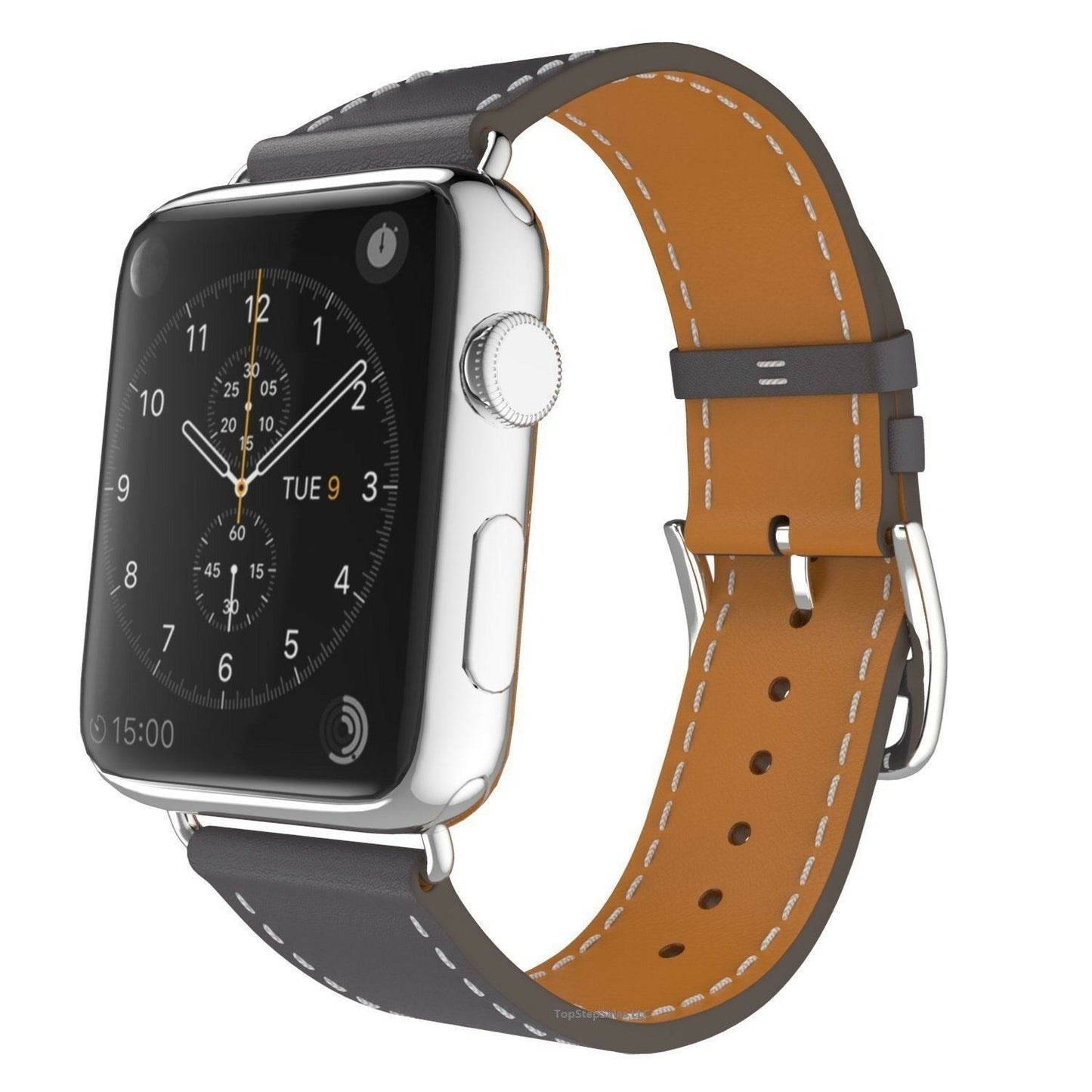 Leather Band compatible with Apple Watch, Luxury Design