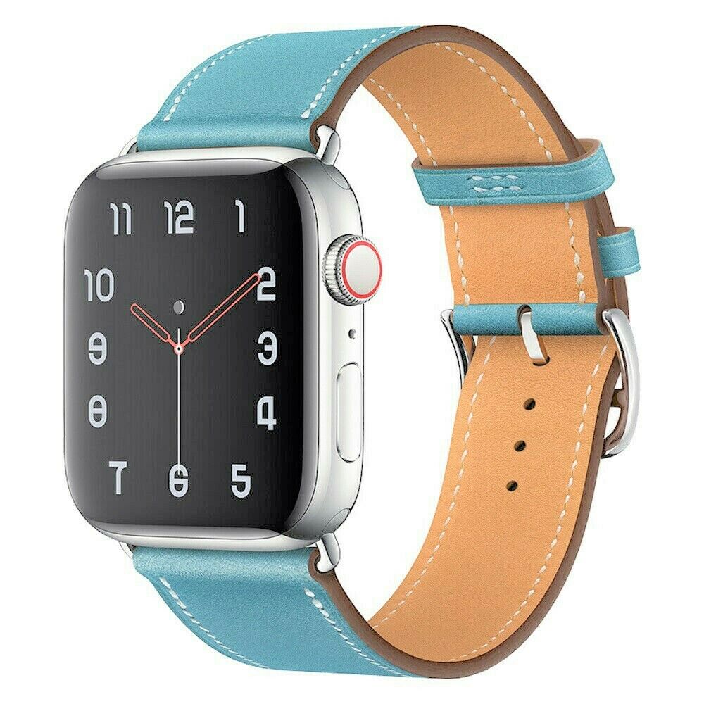 Leather Band compatible with Apple Watch, Luxury Design