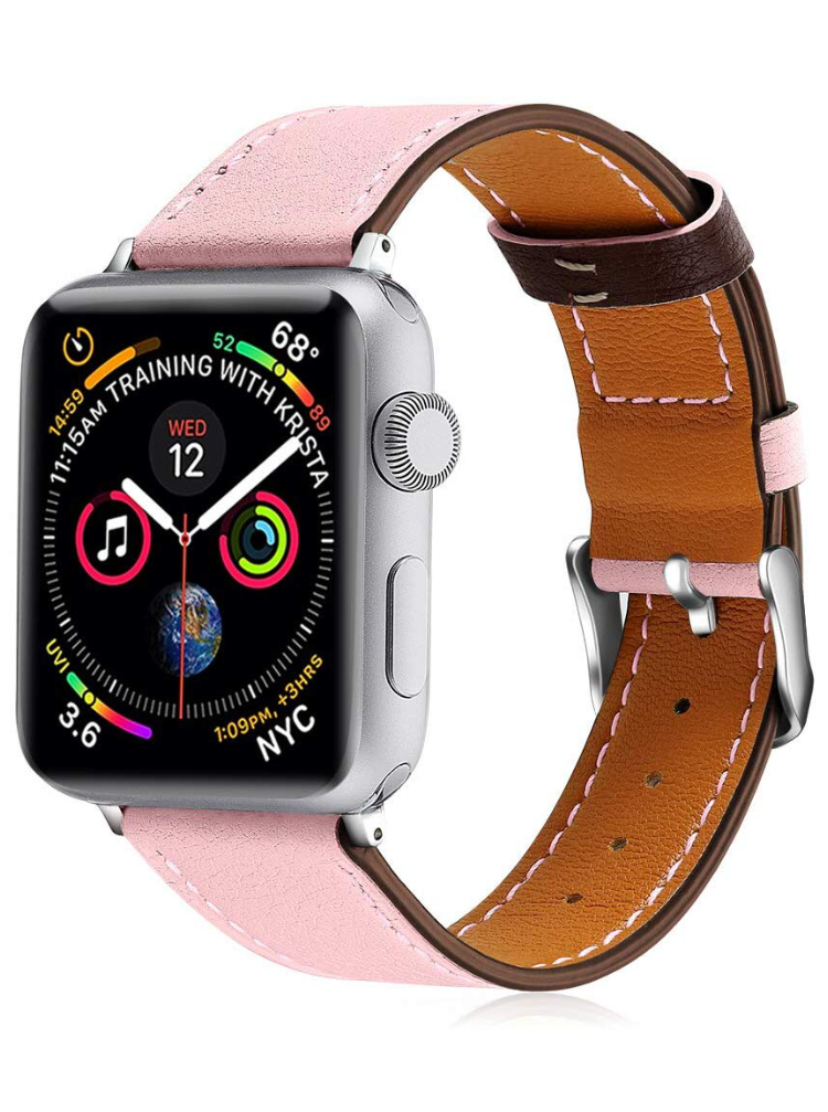 Leather Band compatible with Apple Watch, Luxury Design