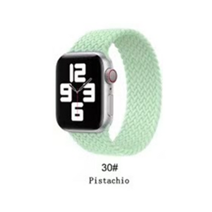 Braided Elastic Loop Bracelet Band Apple Watch Compatible, Nylon Strap