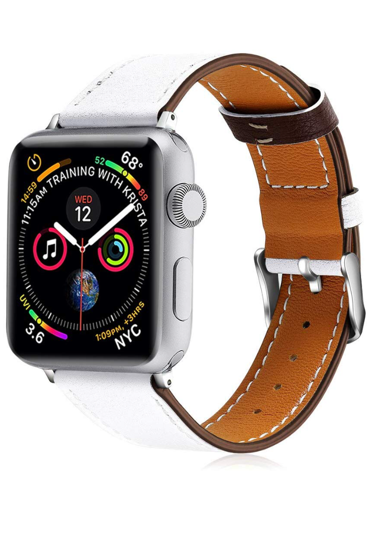 Leather Band compatible with Apple Watch, Luxury Design